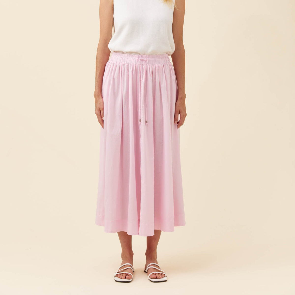 Rosa Maxi Skirt - Light Pink