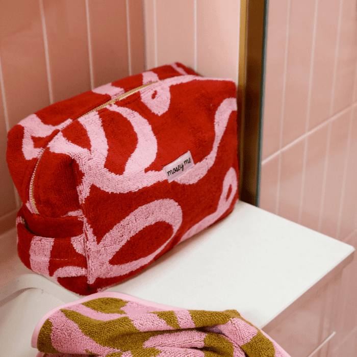 Ribbon Terry Toiletry Bag