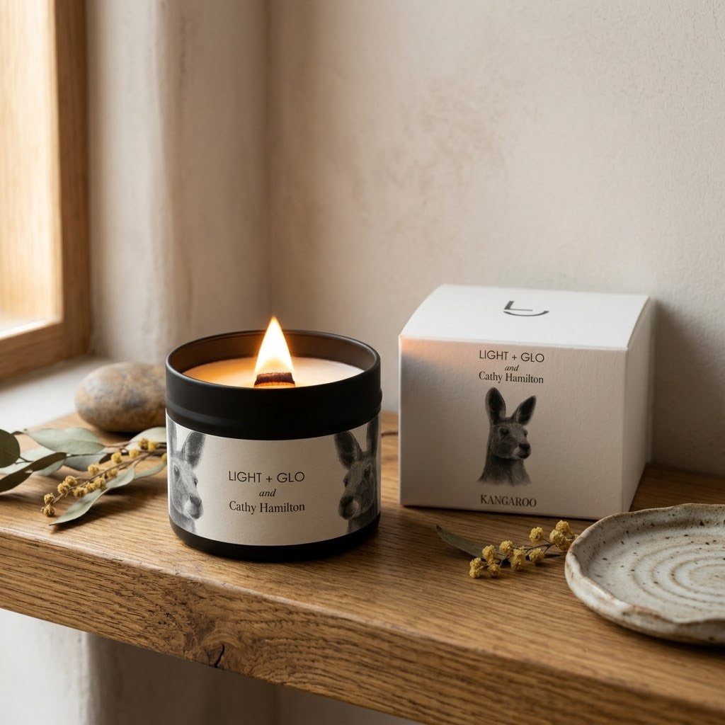 Cathy Hamilton Travel Tin Candle 115g - Kangaroo