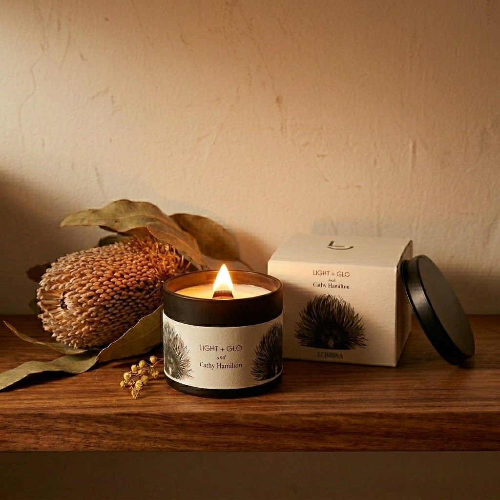 Cathy Hamilton Travel Tin Candle 115g - Echidna