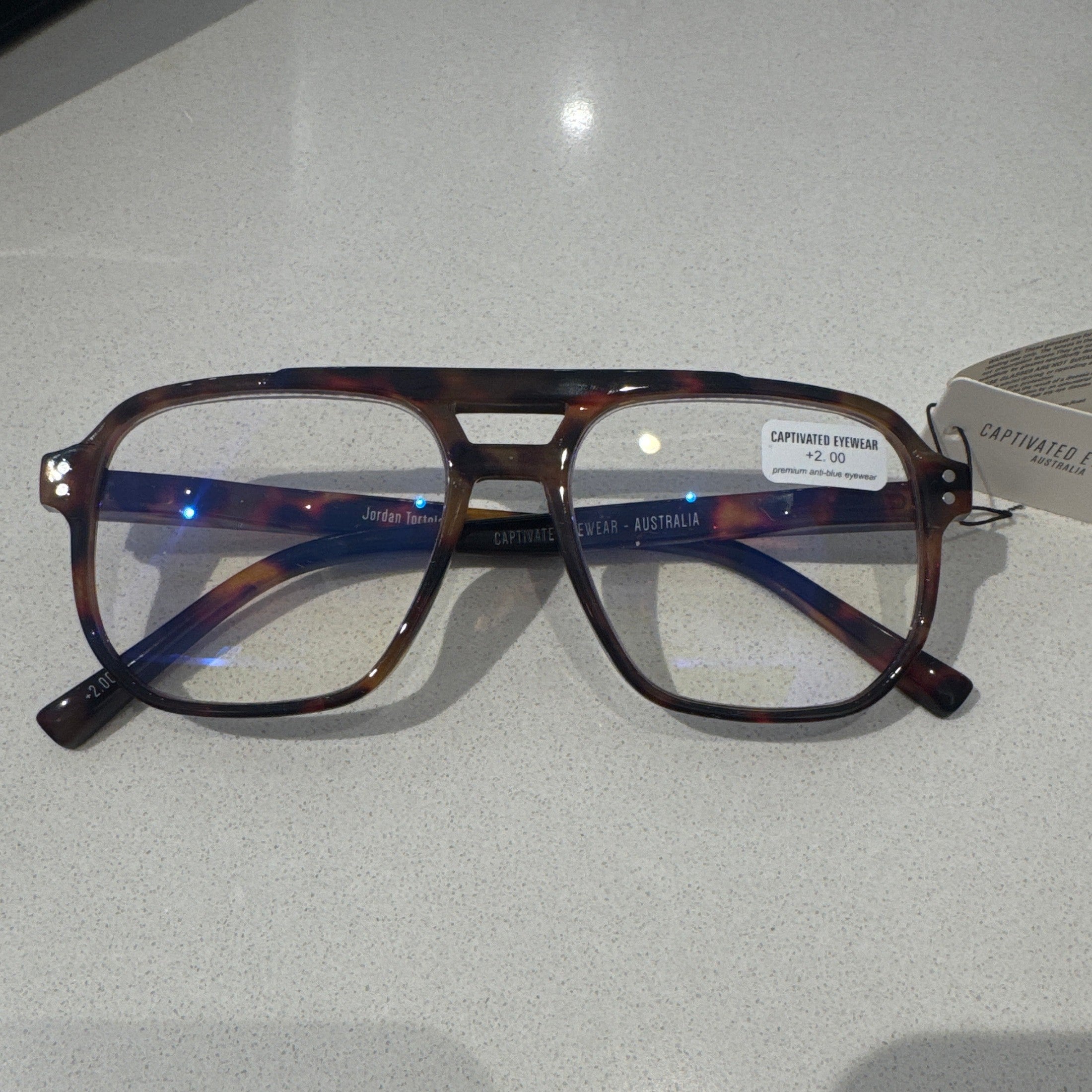 Captivated Eyewear Phoenix Tortoise Shell