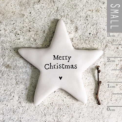 Porcelain Tokens - Merry Christmas