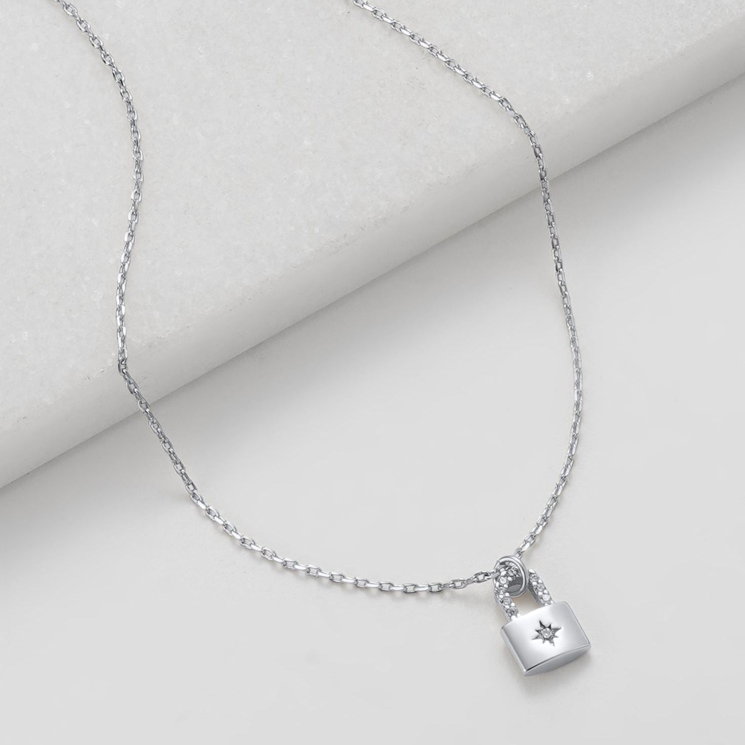 Locket Necklace - in Silver & Gold