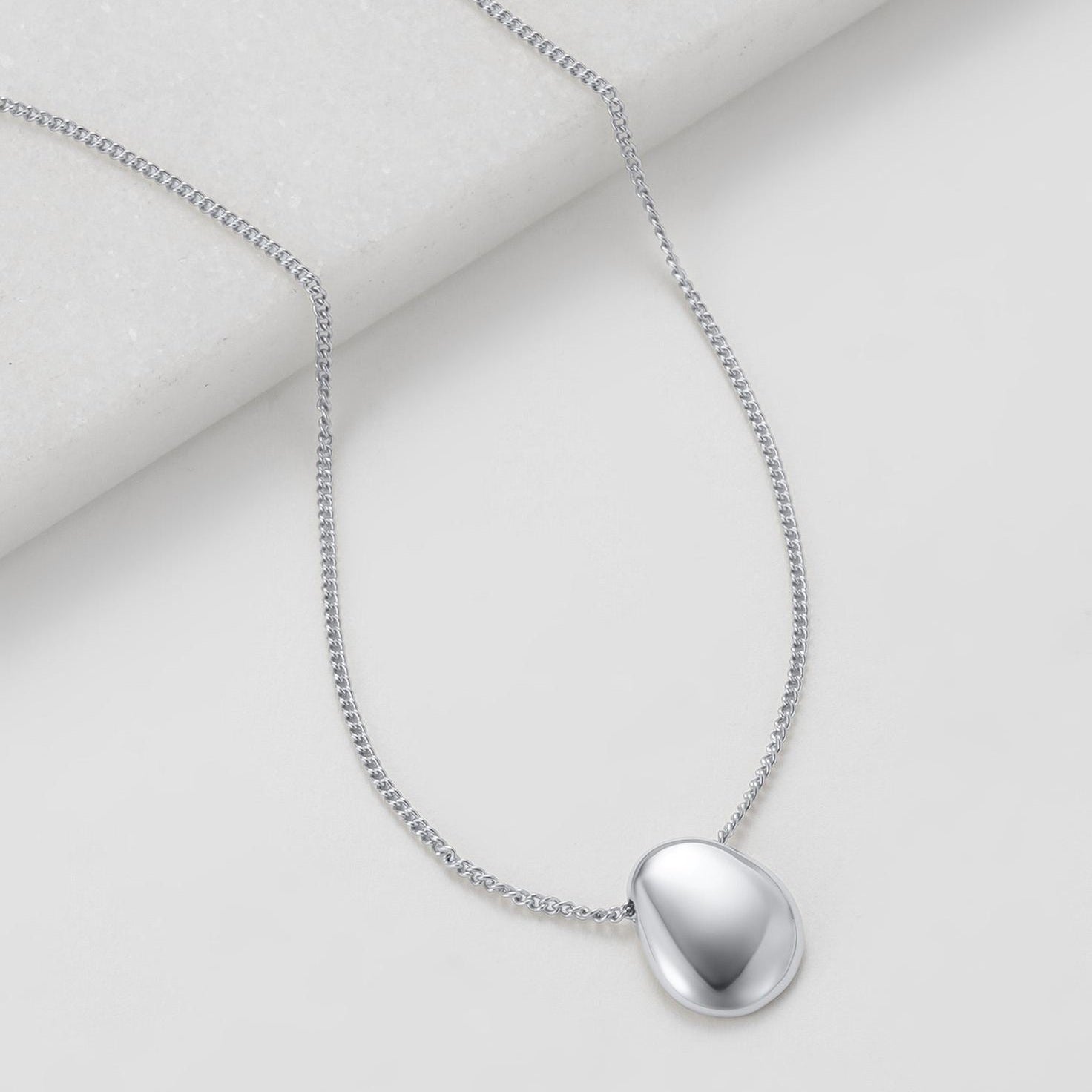 Clare Necklace - Silver