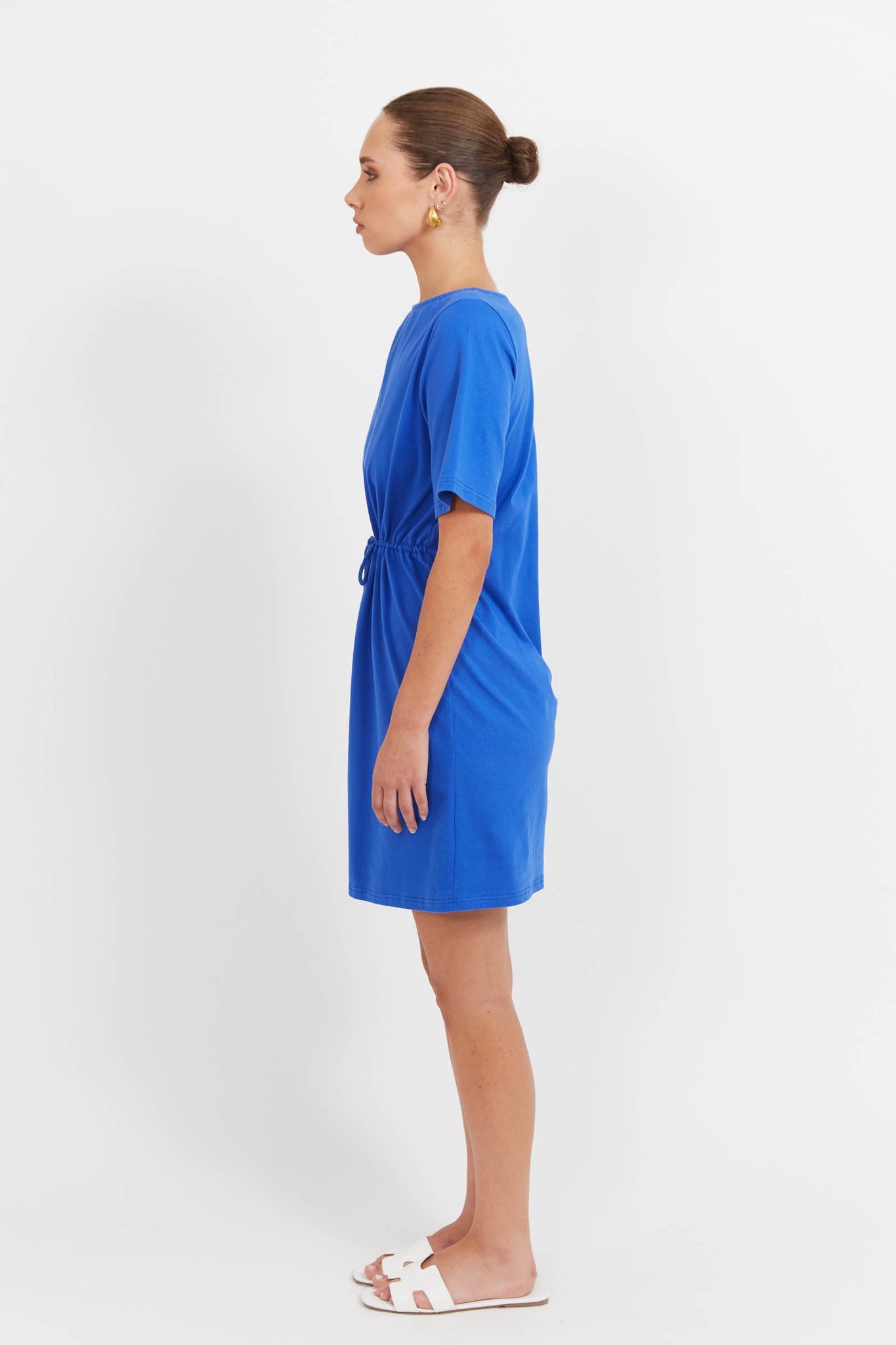 Jardin T-Shirt Dress Azul - Haven