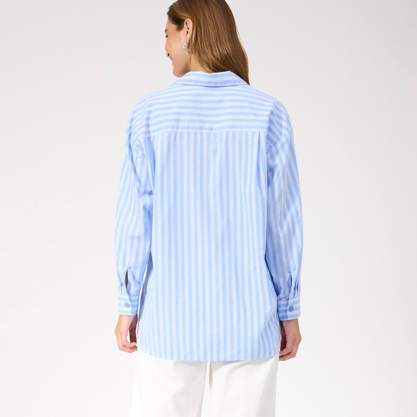 Monterosa Stripe Shirt - Baby Blue
