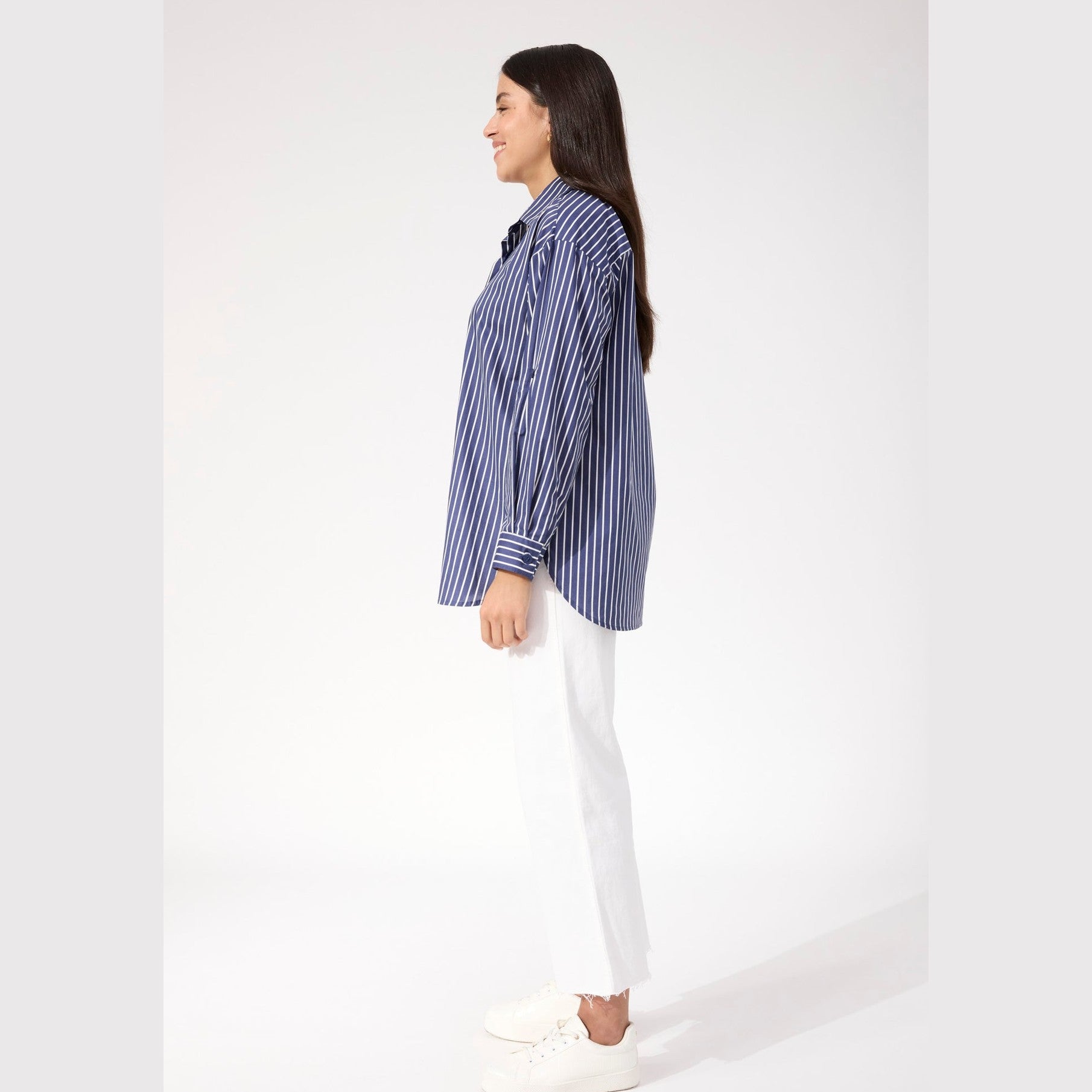 Fairbanks Stripe Shirt - Navy