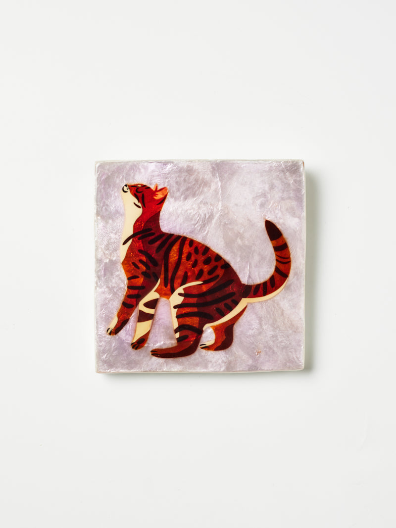 PURR BENGAL CAT Tile