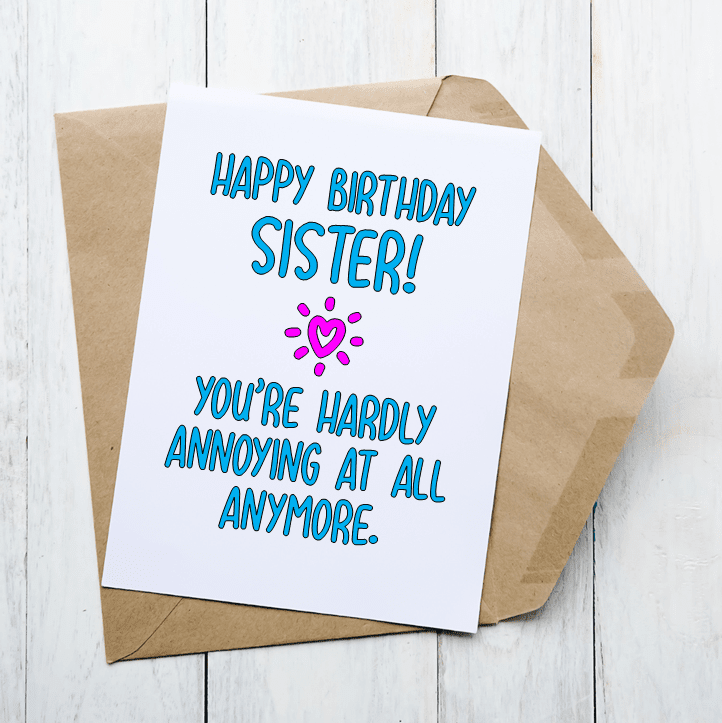 Hardly Annoying - Card