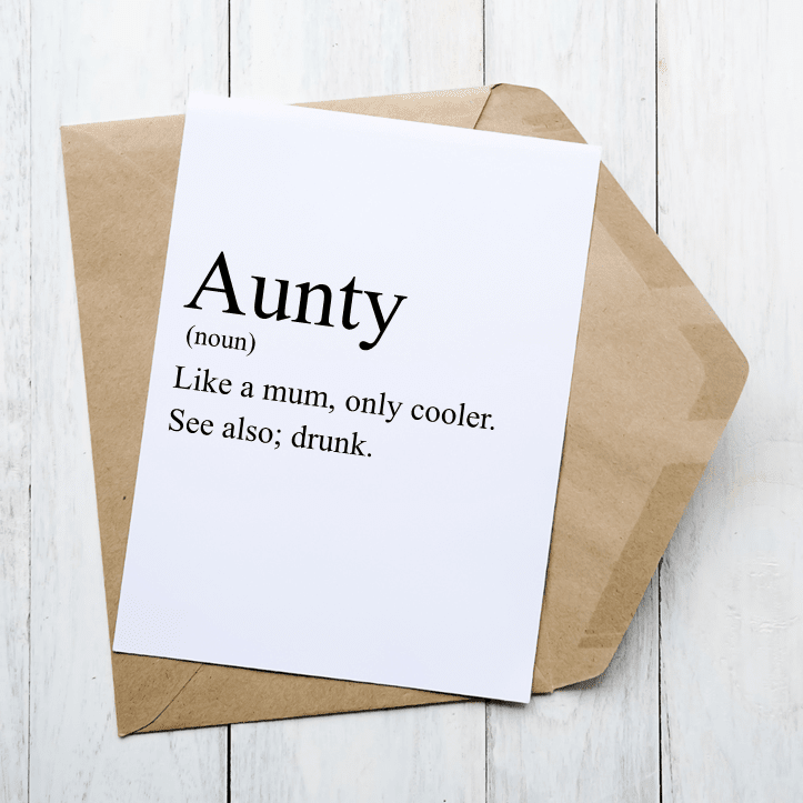 Aunty - Card