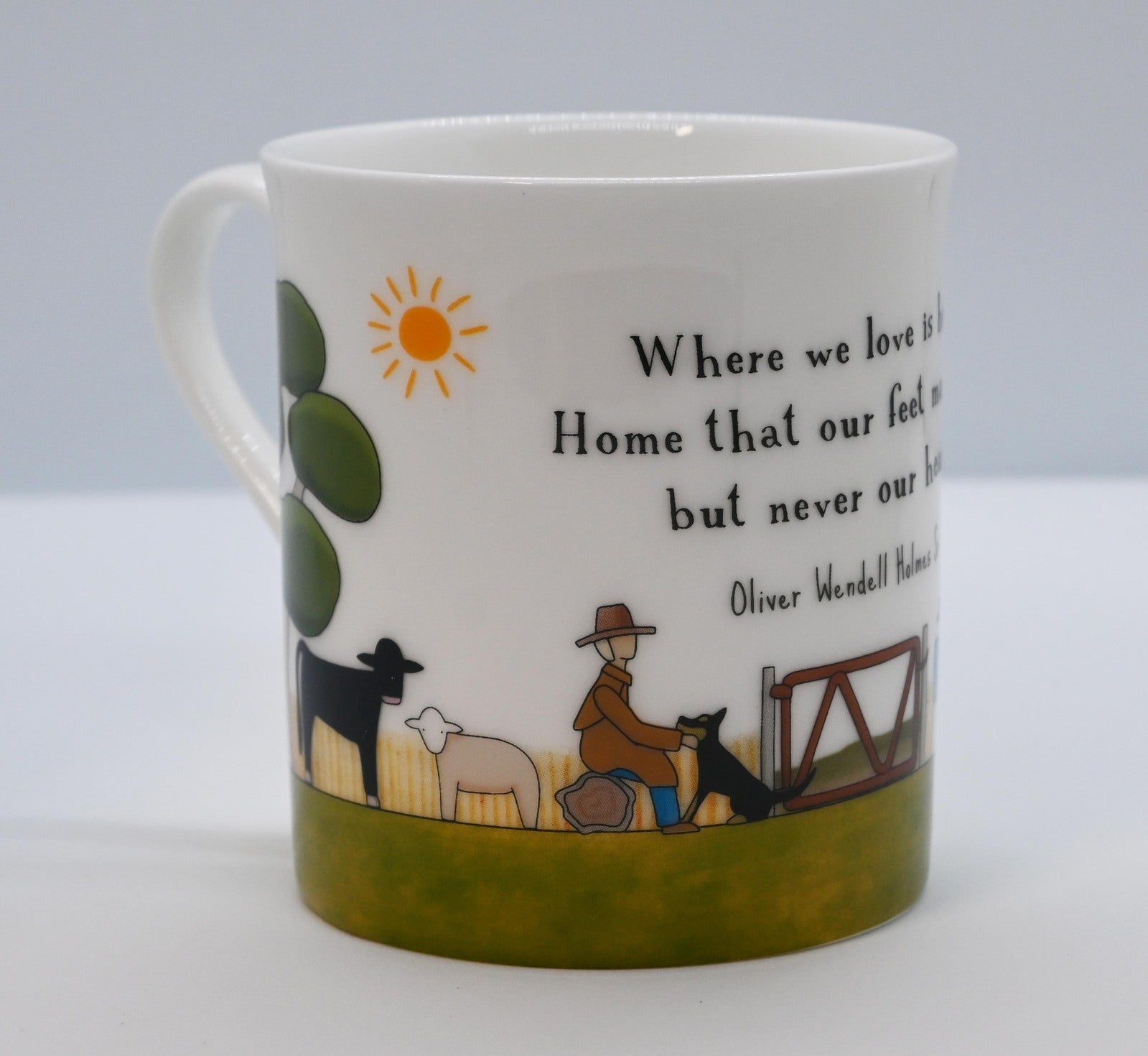Red Tractor mug Homing Instincts