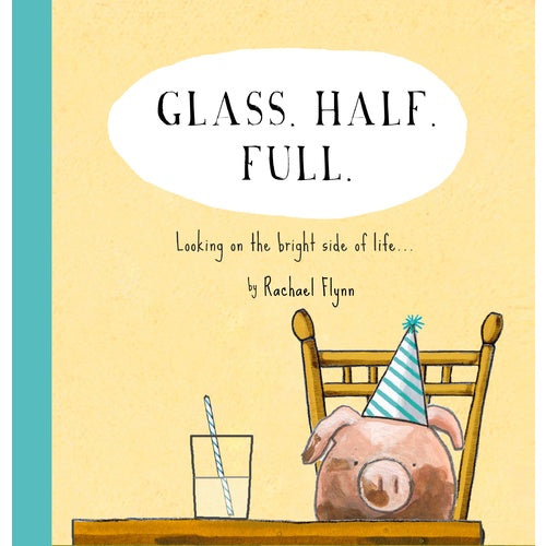 glass half full - Hard Cover Quote Book