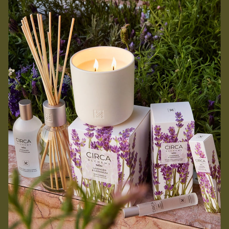 CIRCA Lavender & Geranium Soy Candle - 300g