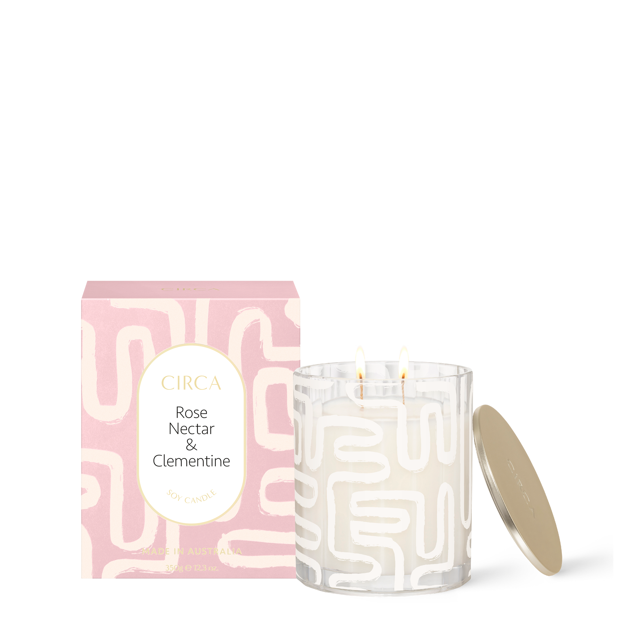 ROSE NECTAR & CLEMENTINE Soy Candle 350g