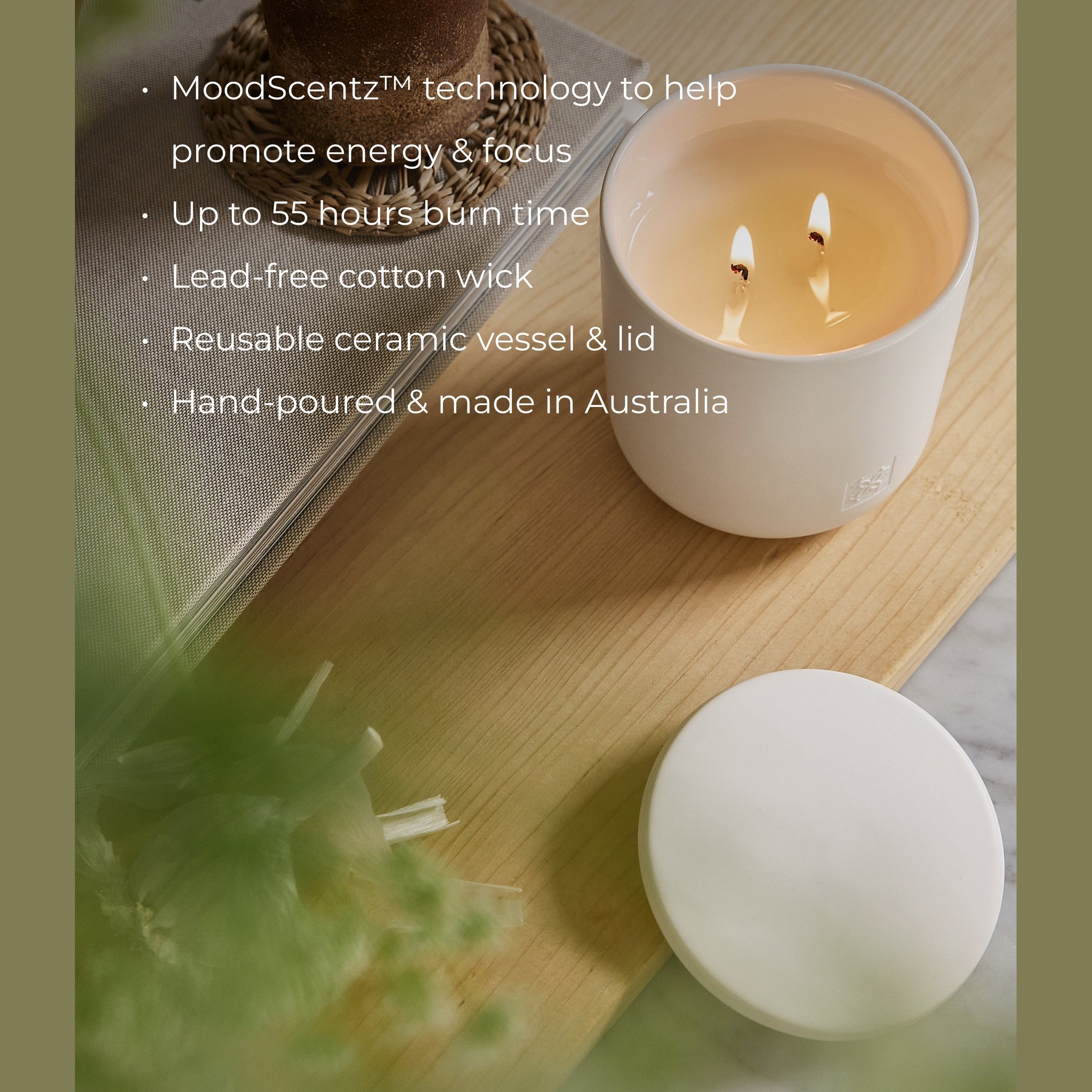 CIRCA Eucalyptus & Bergamot Soy Candle - 300g