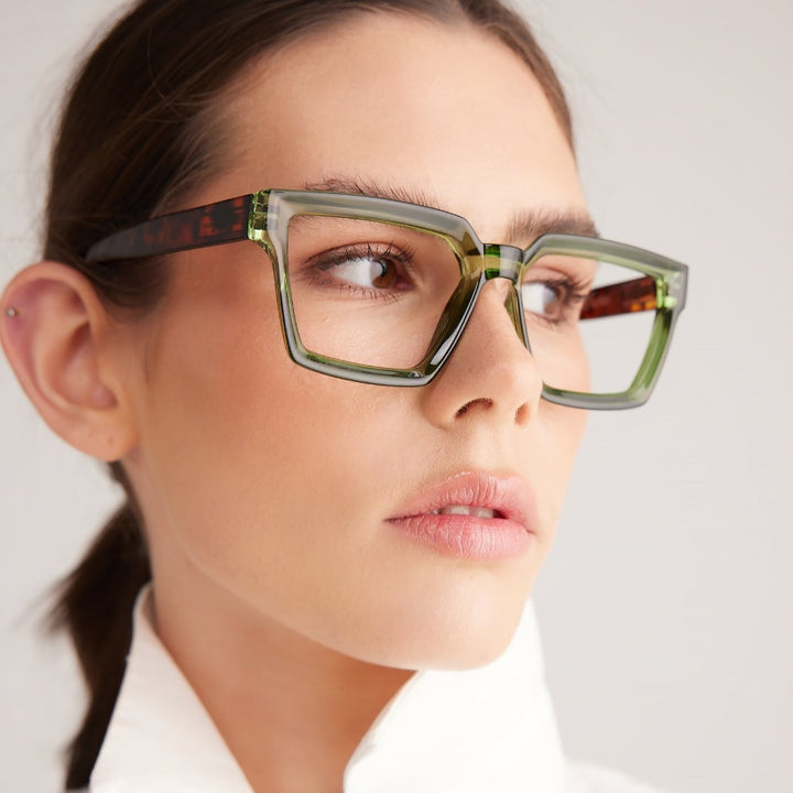 Captivated Eyewear - Remi Green Tortoise Shell