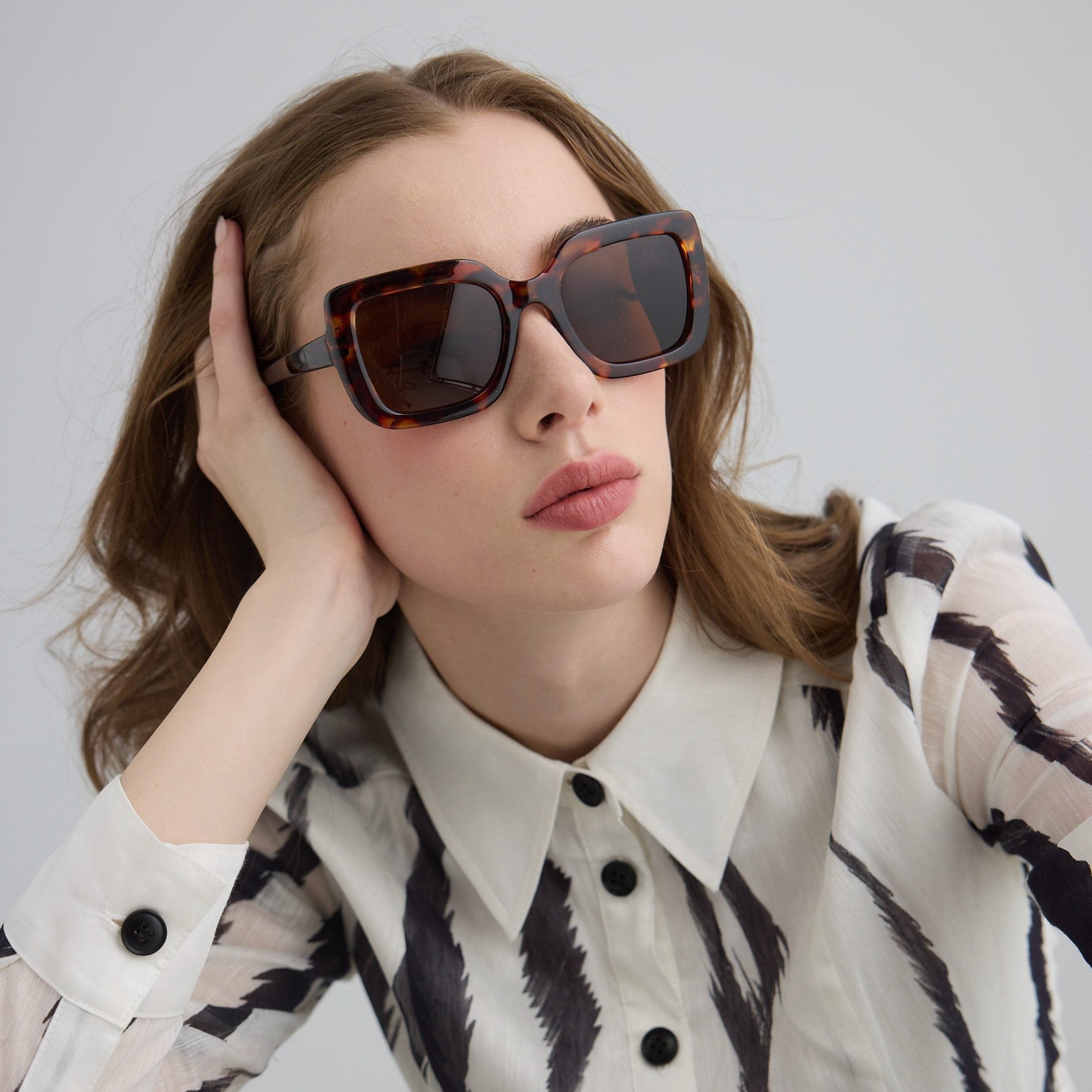 Captivated Eyewear Aria Tortoise Shell Sunglasses