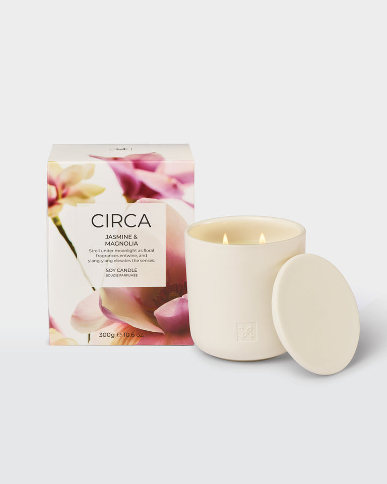 CIRCA Jasmine & Magnolia Soy Candle - 300g