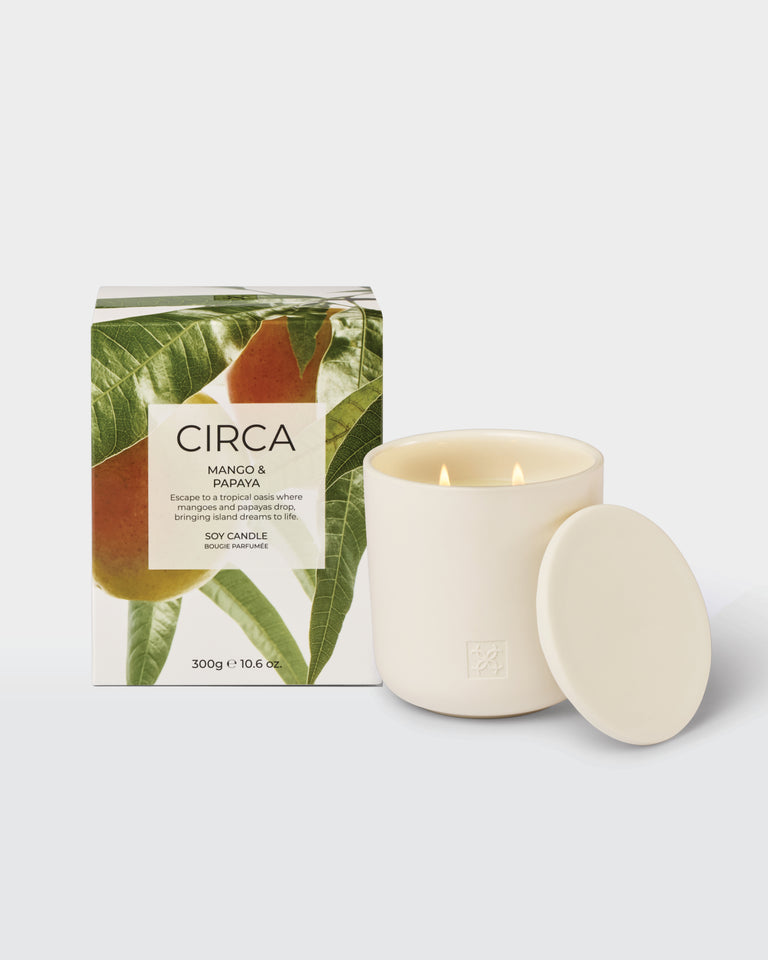 CIRCA Mango & Papaya Soy Candle - 300g