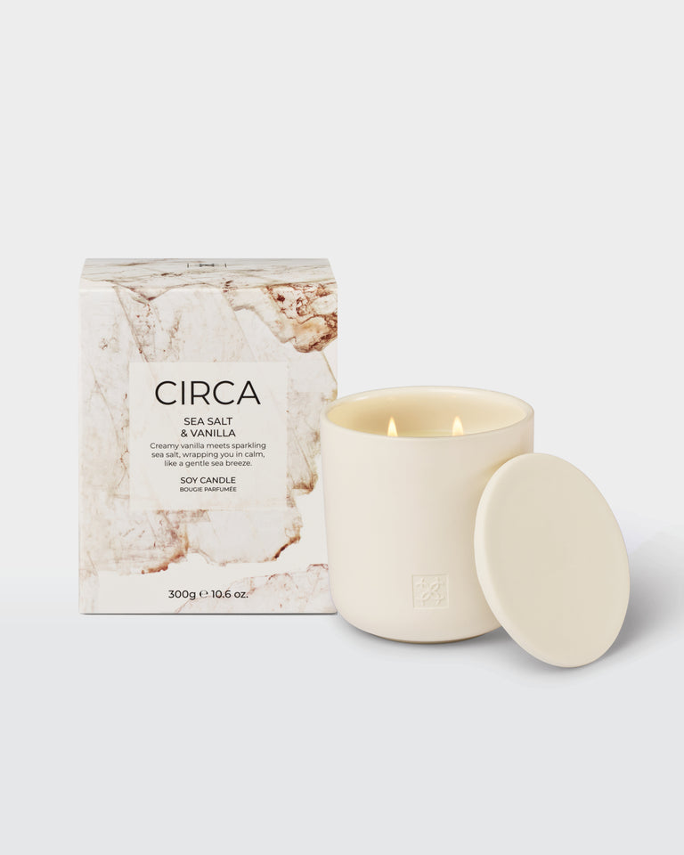 CIRCA Sea Salt & Vanilla Soy Candle - 300g