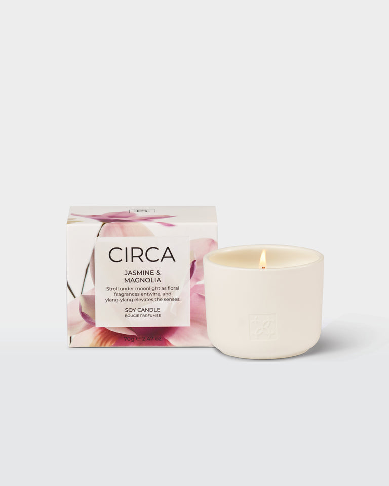 CIRCA Jasmine & Magnolia Soy Candle - 70g