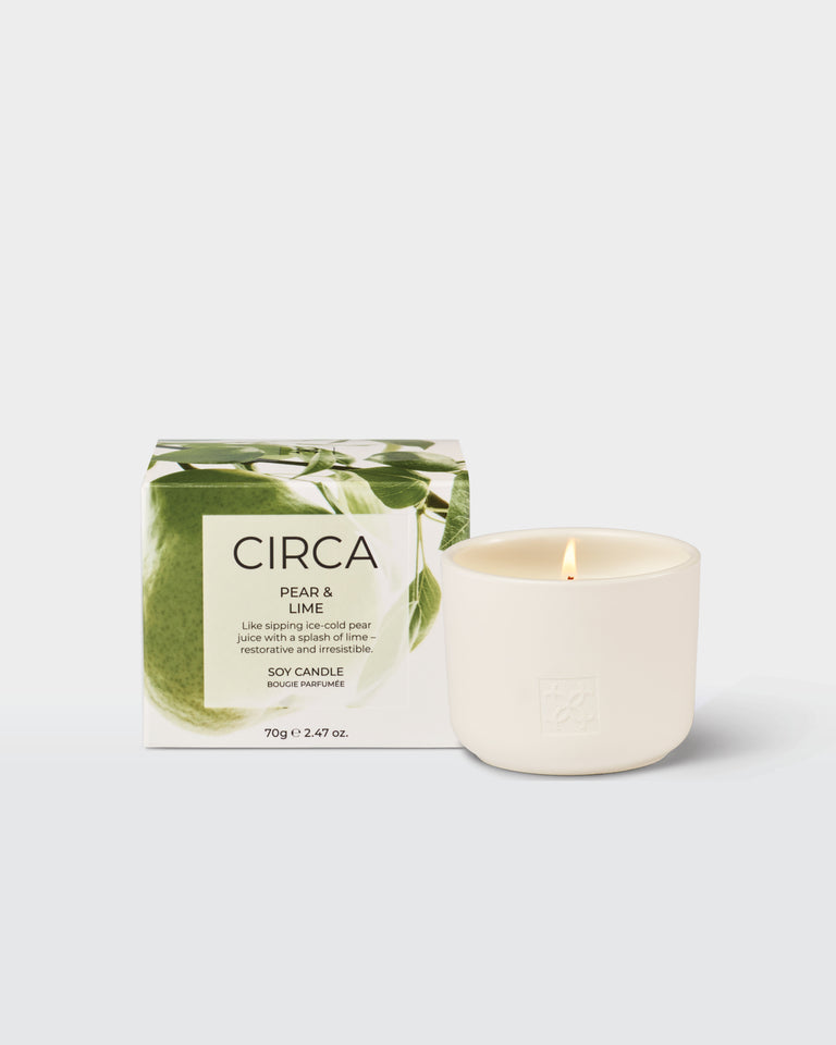 CIRCA Pear & Lime Soy Candle - 70g