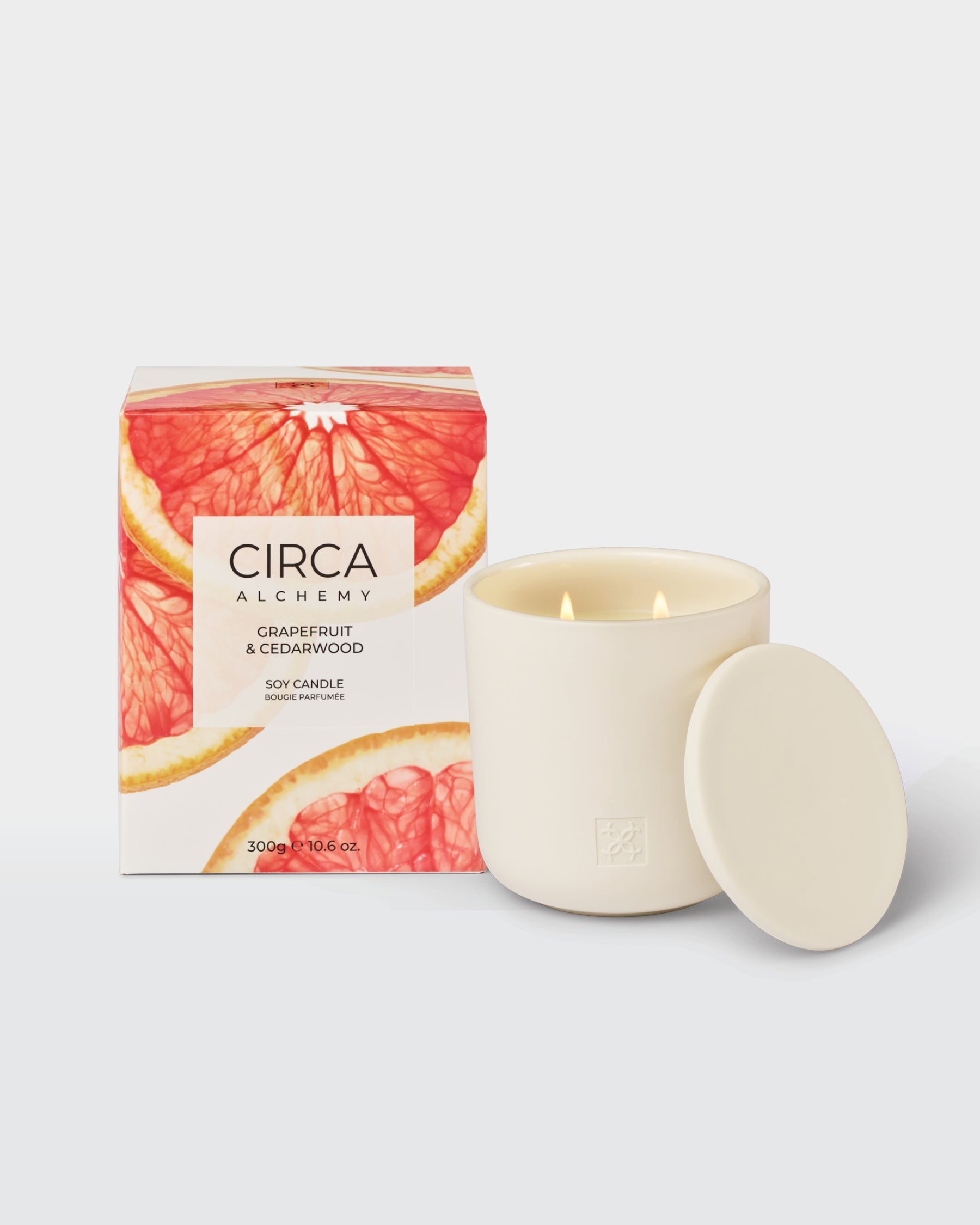 CIRCA ALCHEMY Grapefruit & Cedarwood Soy Candle - 300g
