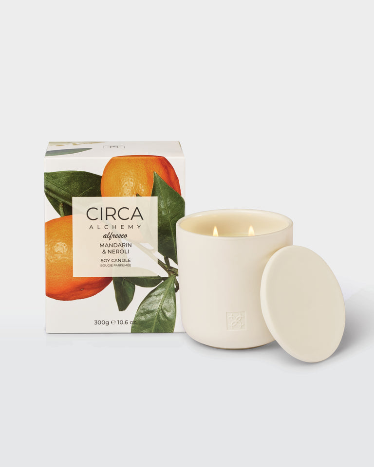 CIRCA ALCHEMY Mandarin & Neroli Soy Candle - 300g