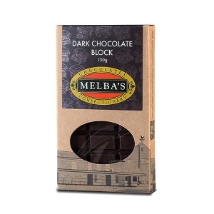 Melba's Dark Chocolate Block 130g