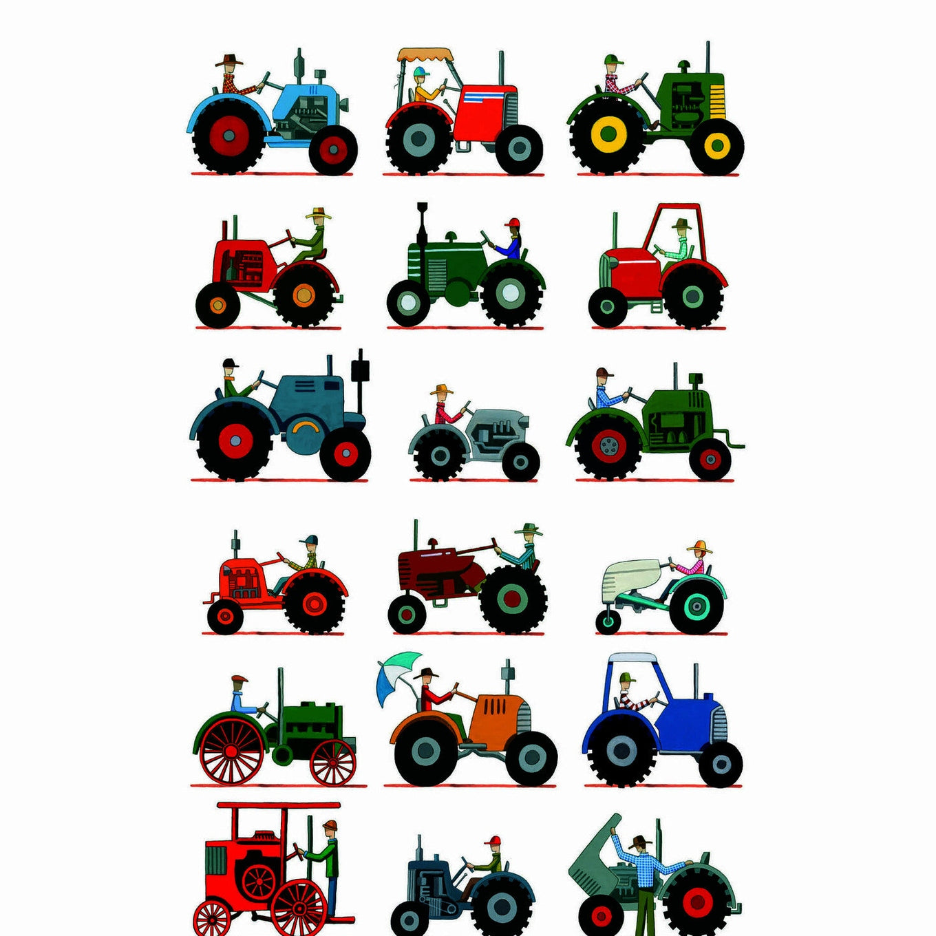 RTD Greeting Card - The Tractor Show