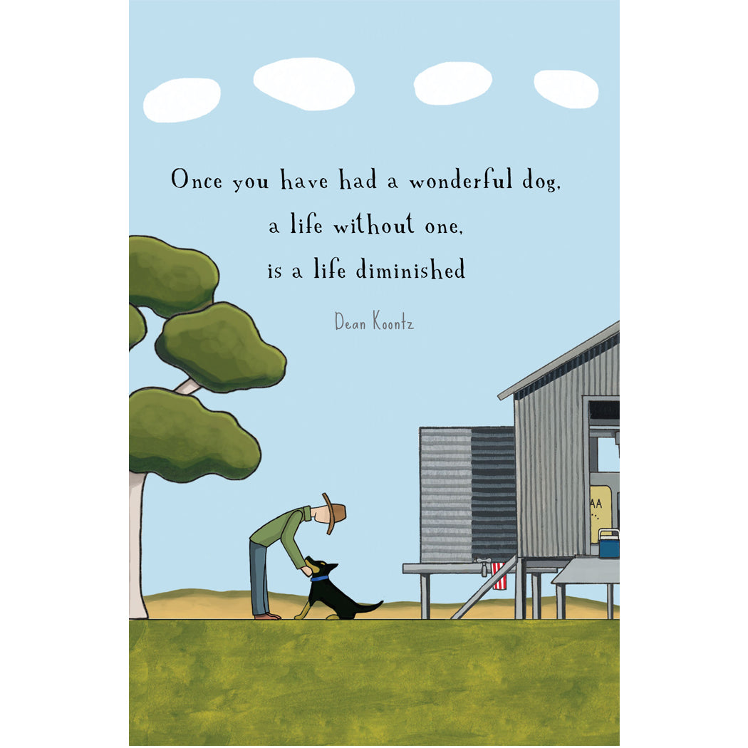 RTD Greeting Card - A Wonderful Dog