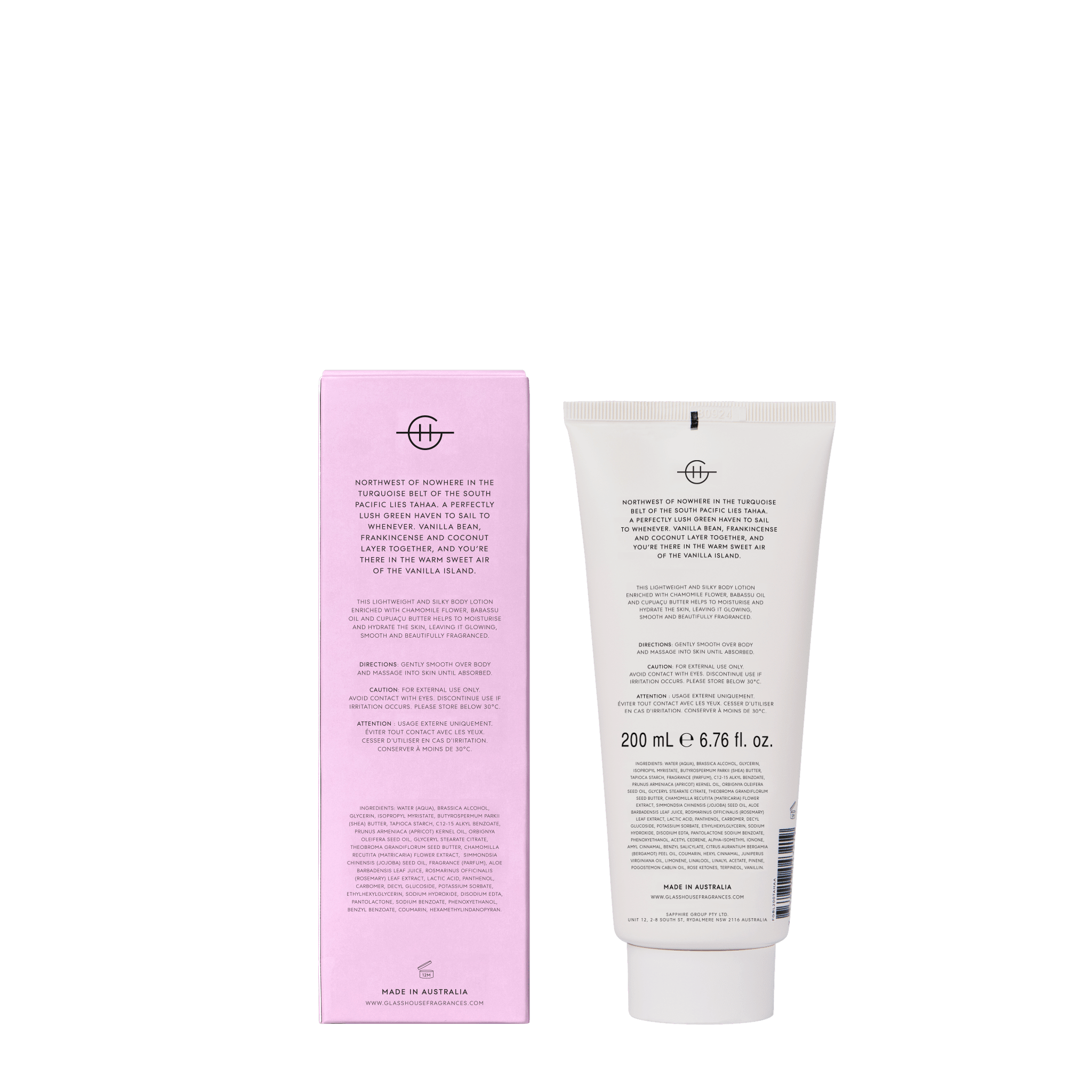 A Tahaa Affair Vanilla Caramel Body Lotion - 200ml