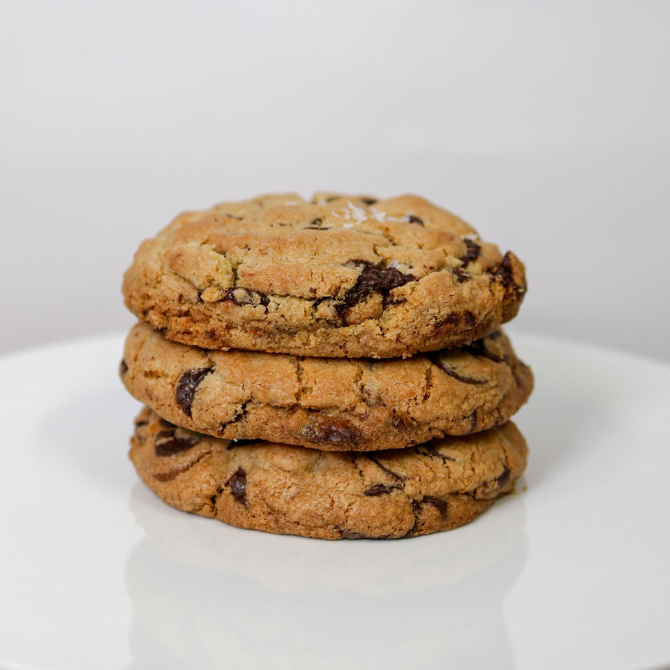 GLUTEN FREE Salted Caramel Choc Chip Cookie