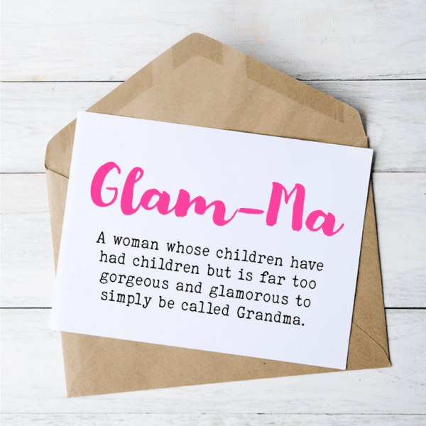 Glam Ma - Card
