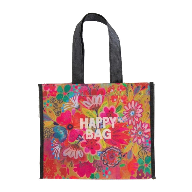 Happy Bag Medium - Olive Floral