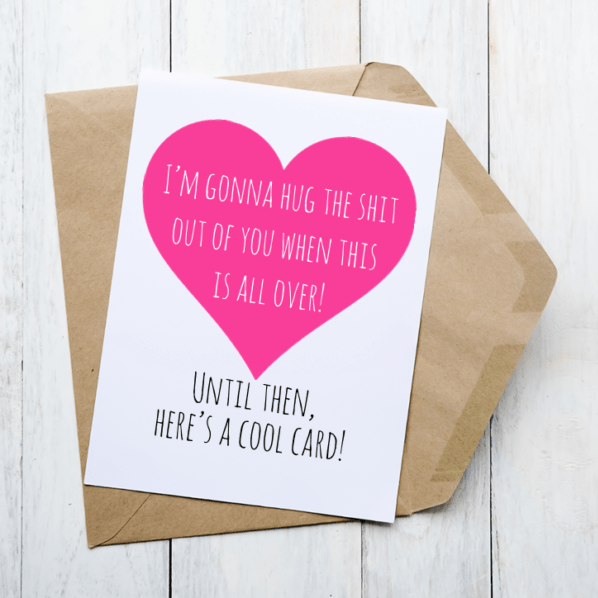 Hug The Shit - Card
