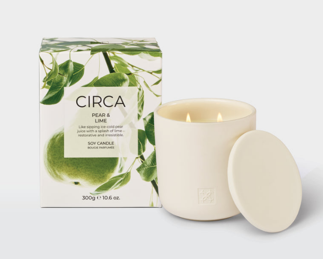CIRCA Pear & Lime Soy Candle - 300g
