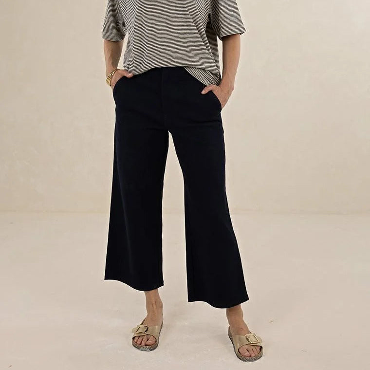 Margot Drill Pant - Navy