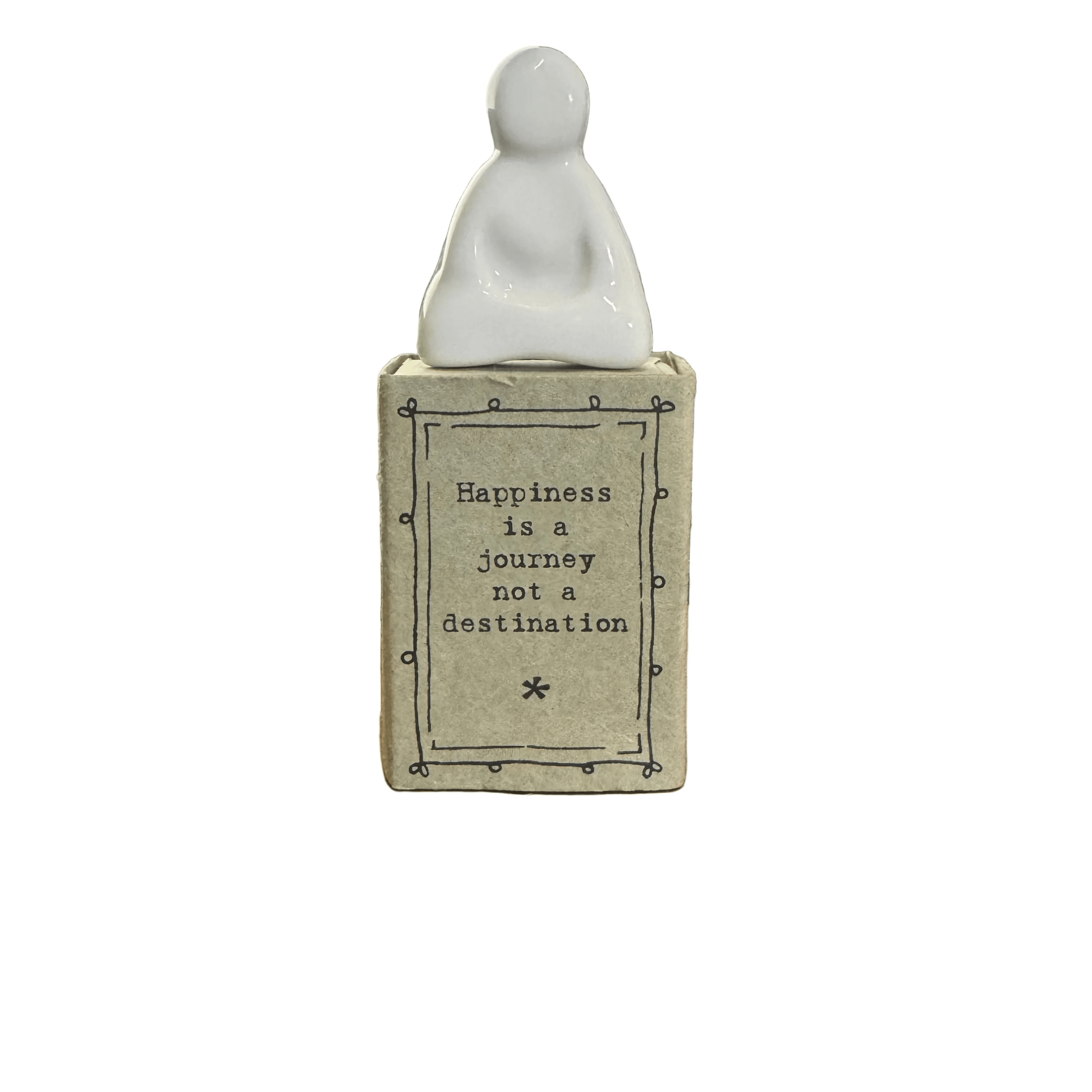 Happiness Is a Journey not a Destination - Matchbox Figurine