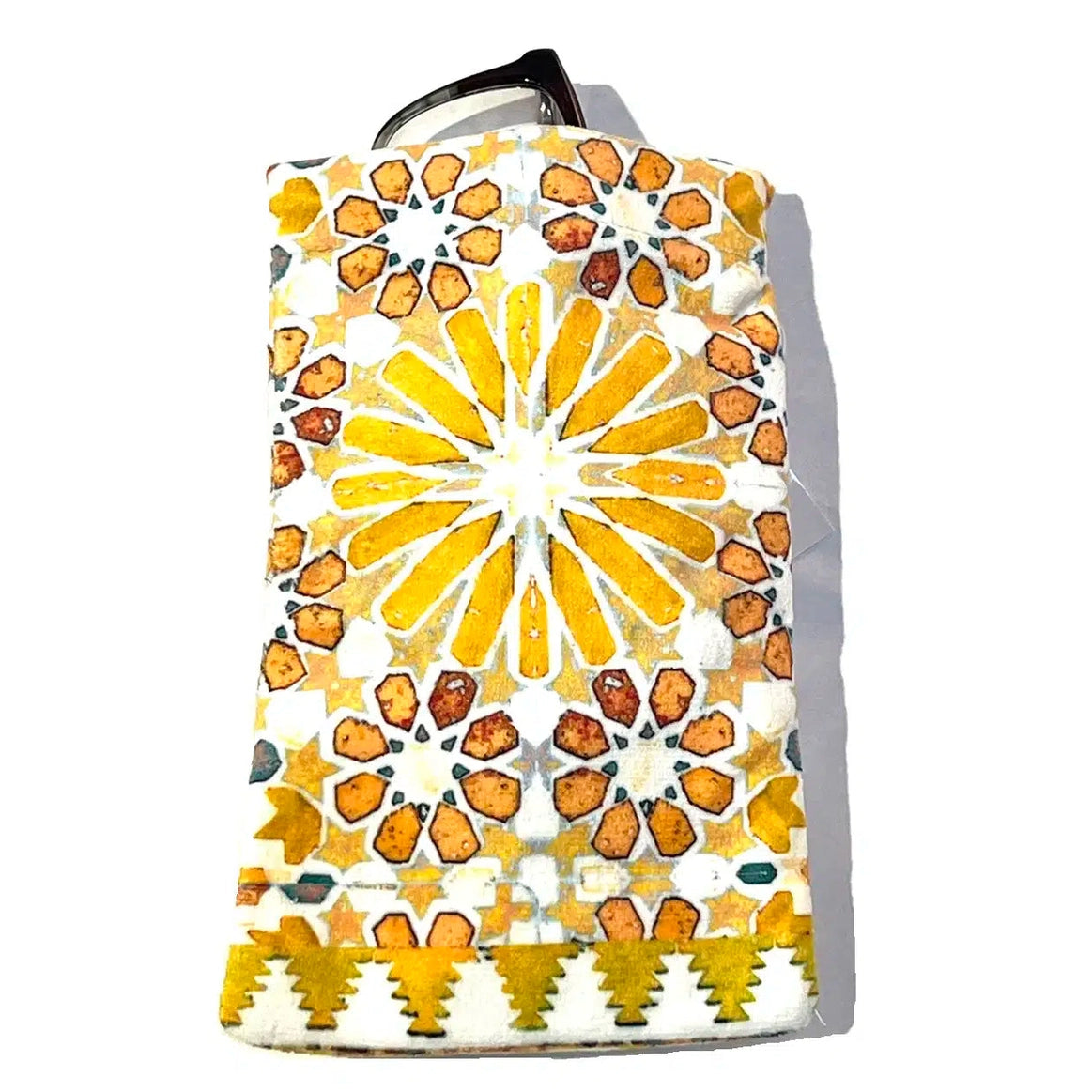 Anna Chandler Velvet Glasses Case - Kasbah Tile