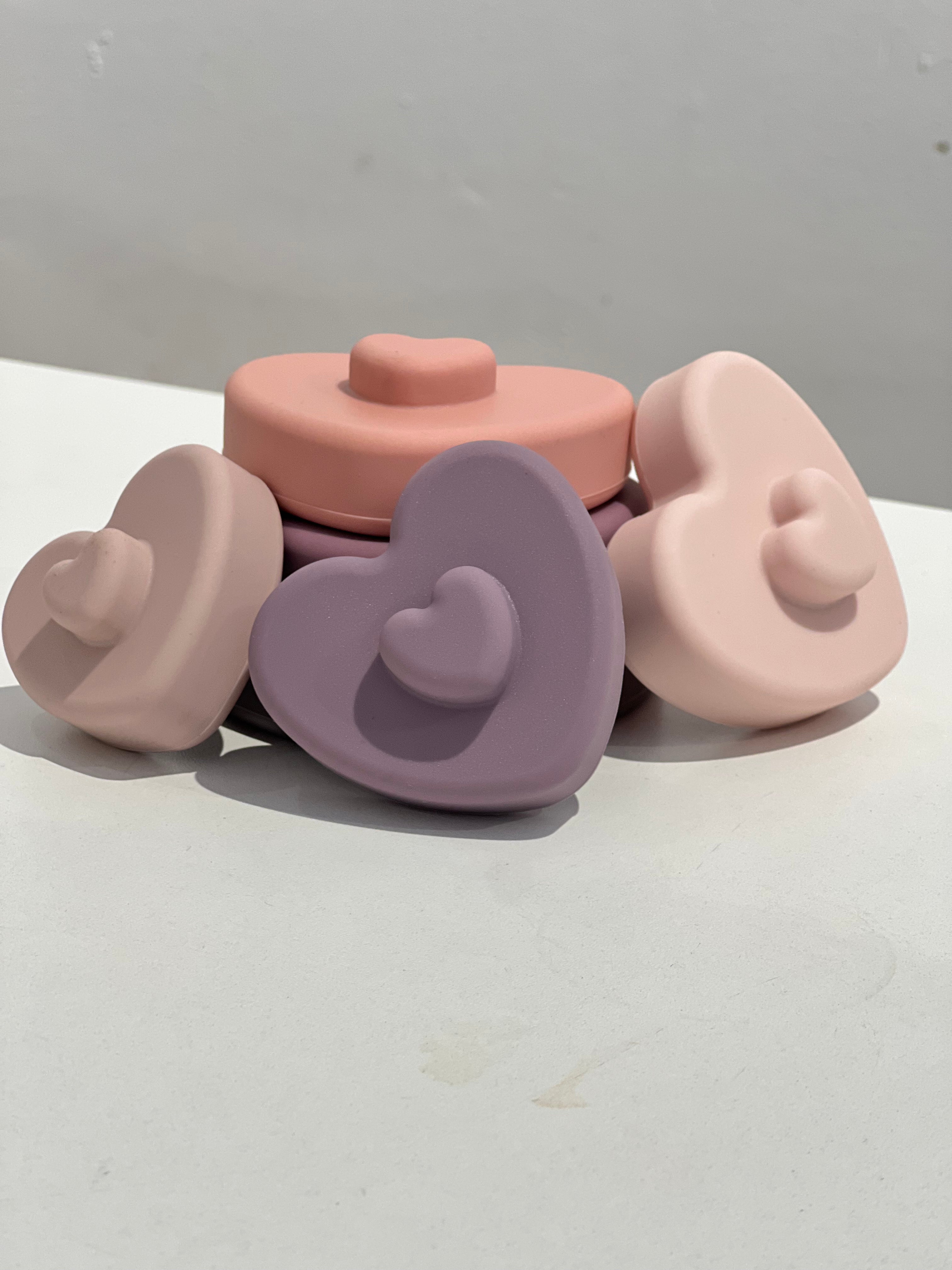 SILICONE HEART STACK