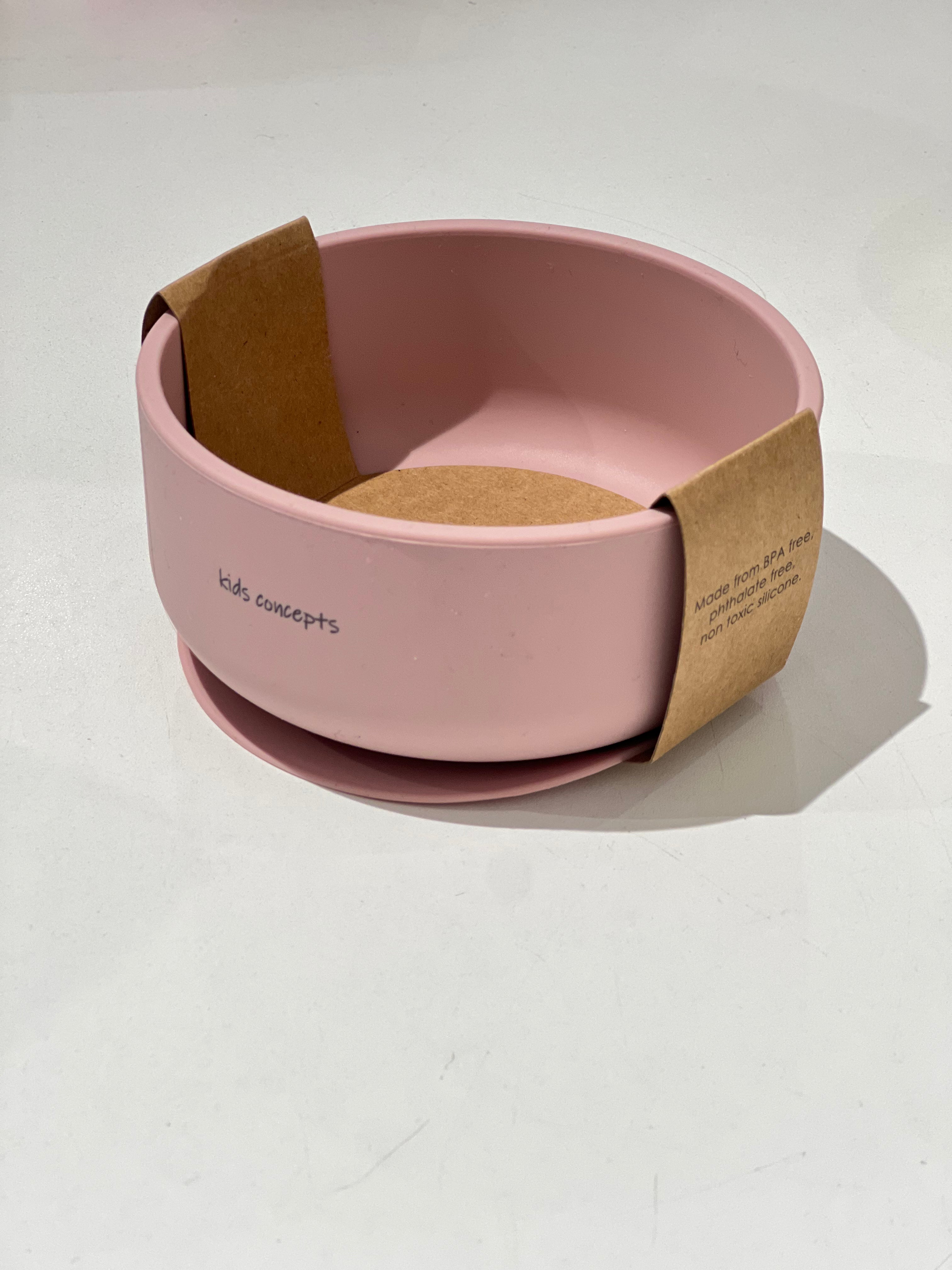 KIDS SUCTION BOWL (DUSTY PINK)