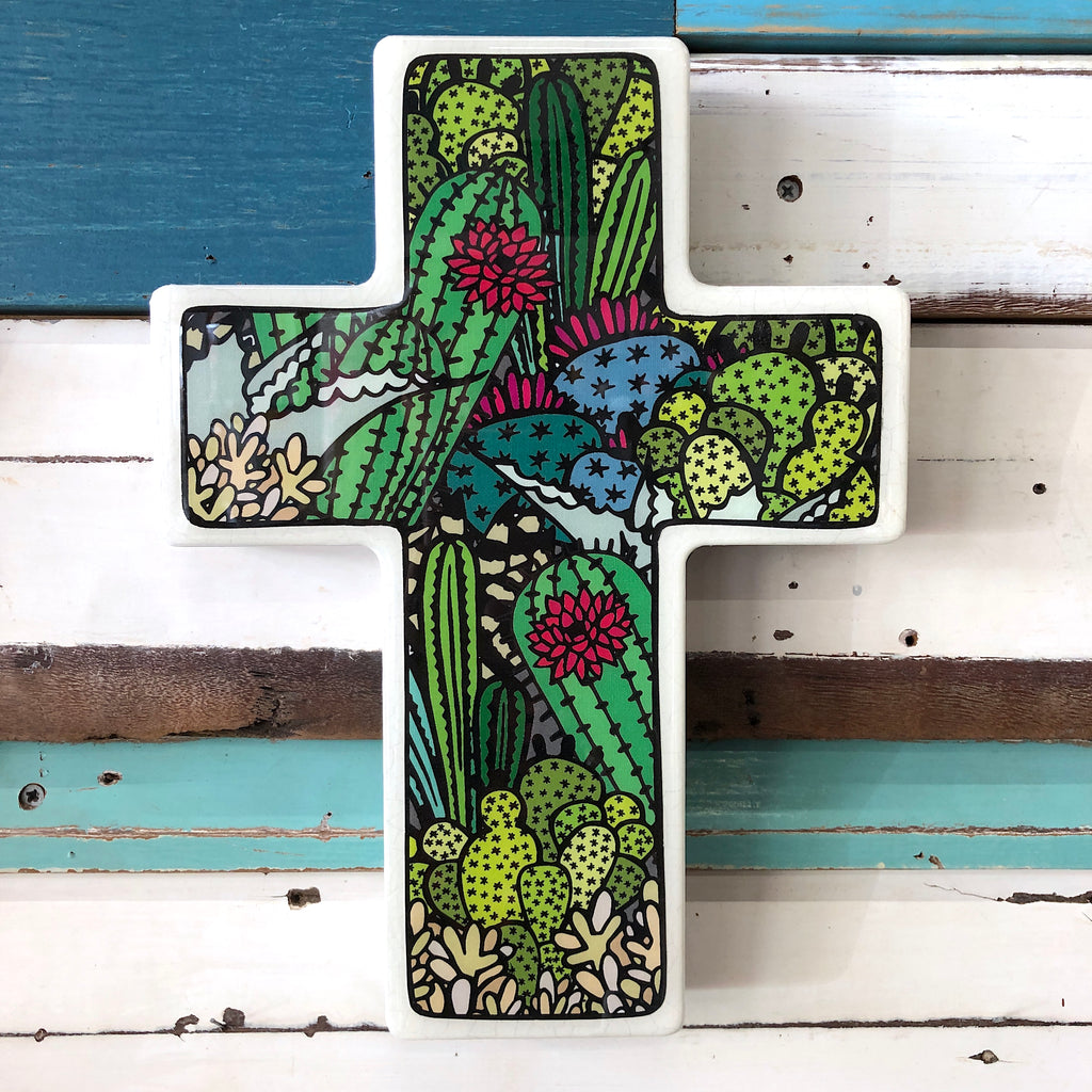 Large Cactus Cross