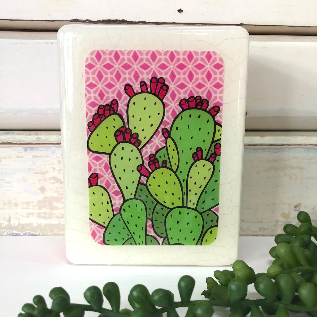 Mini Woodblock - Cactus Juice