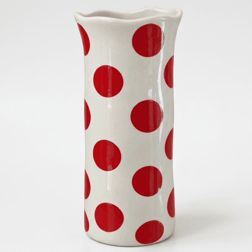 Small Vase - Red Spot