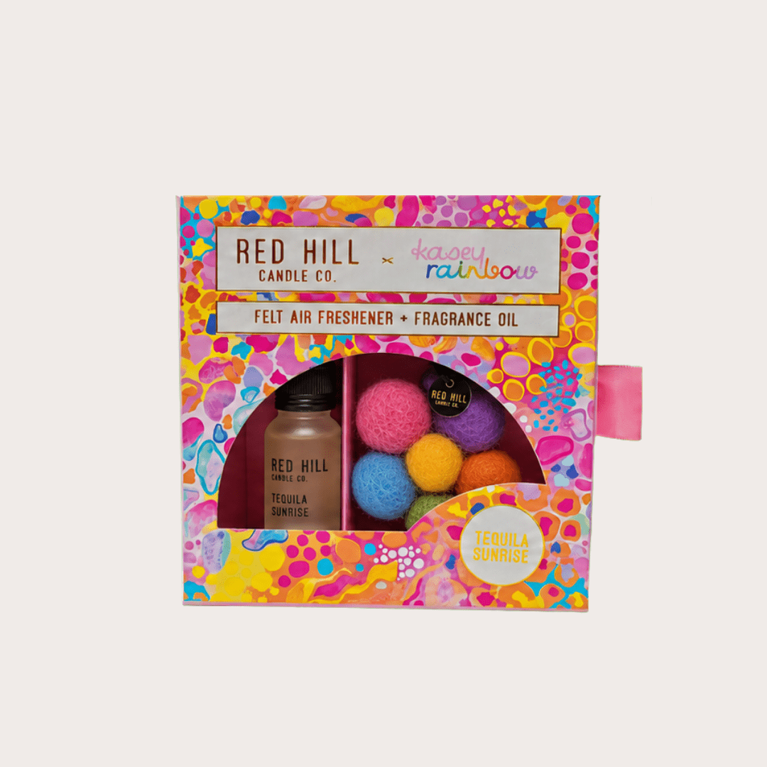 Tequila Sunrise Felt Air Freshener - Kasey Rainbow Collection