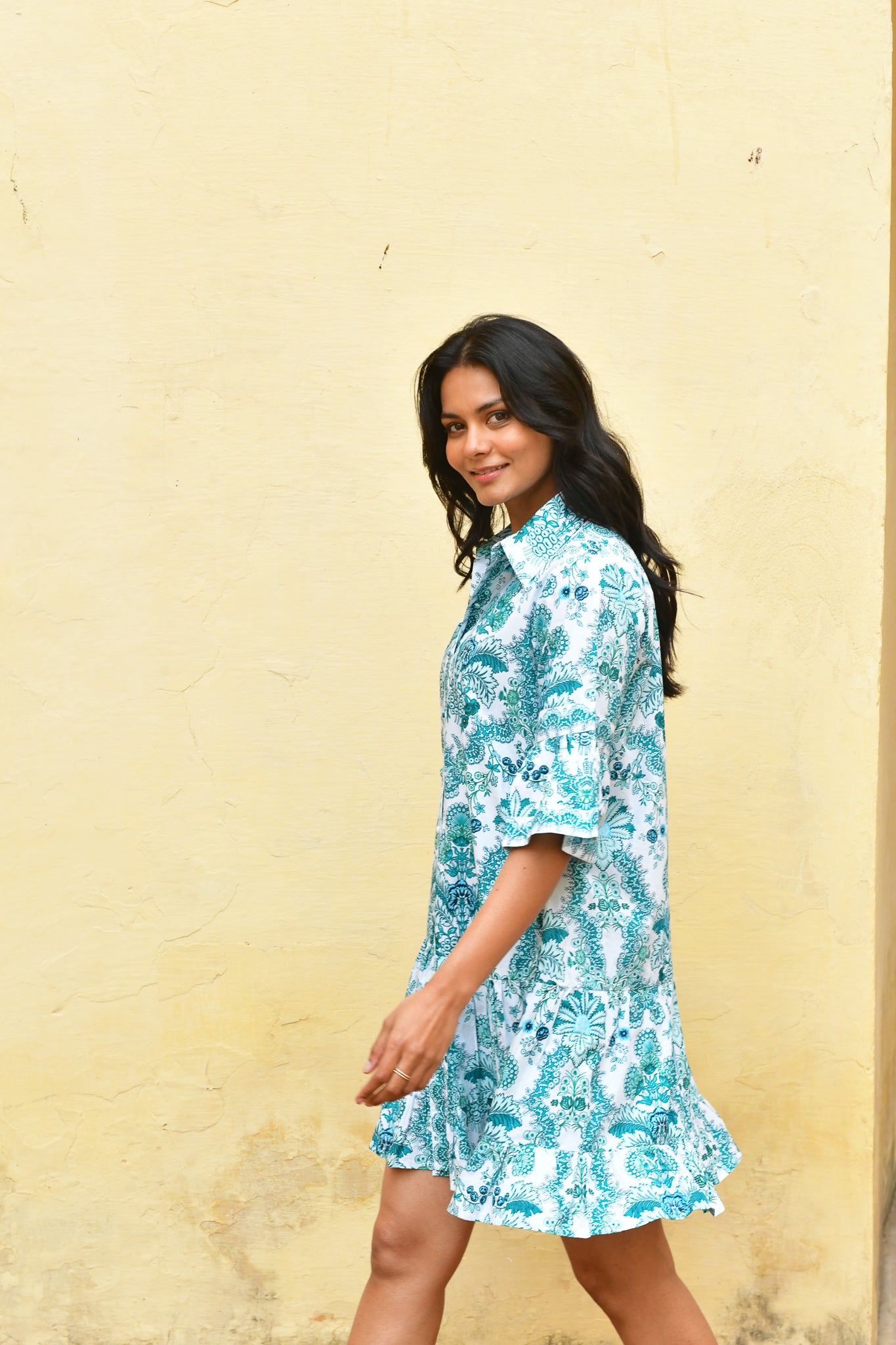 Azure & Indigo  Lellani Shirt  Dress