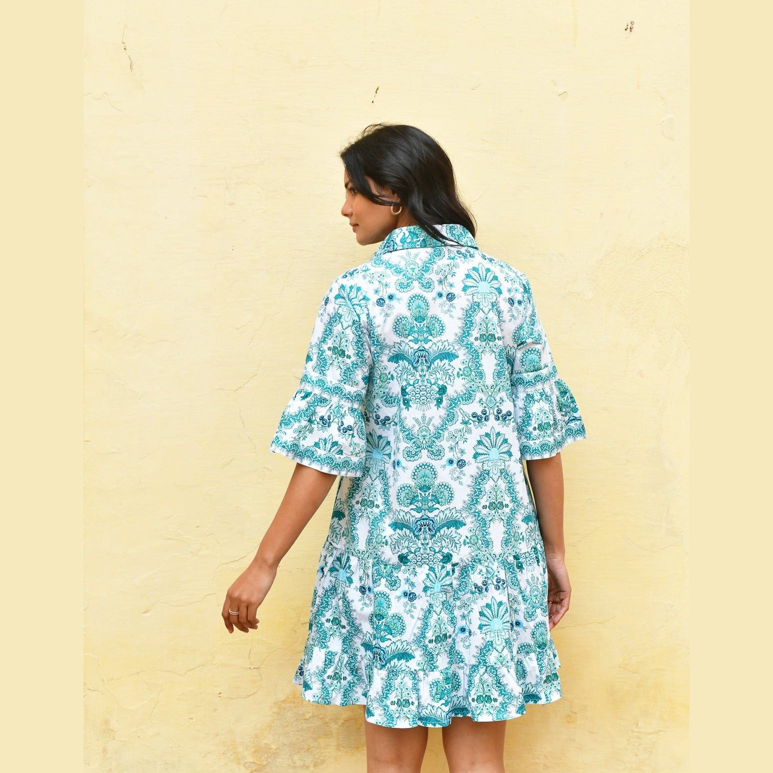 AZURE and INDIGO Lellani Shirt  Dress