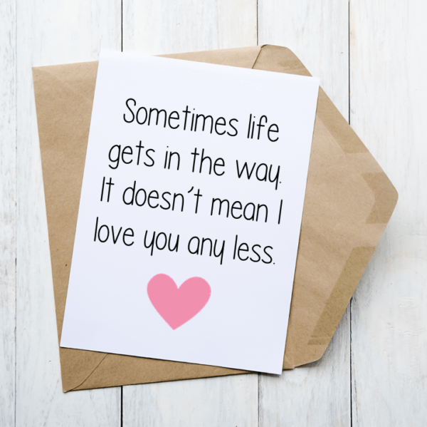 Sometimes - Card