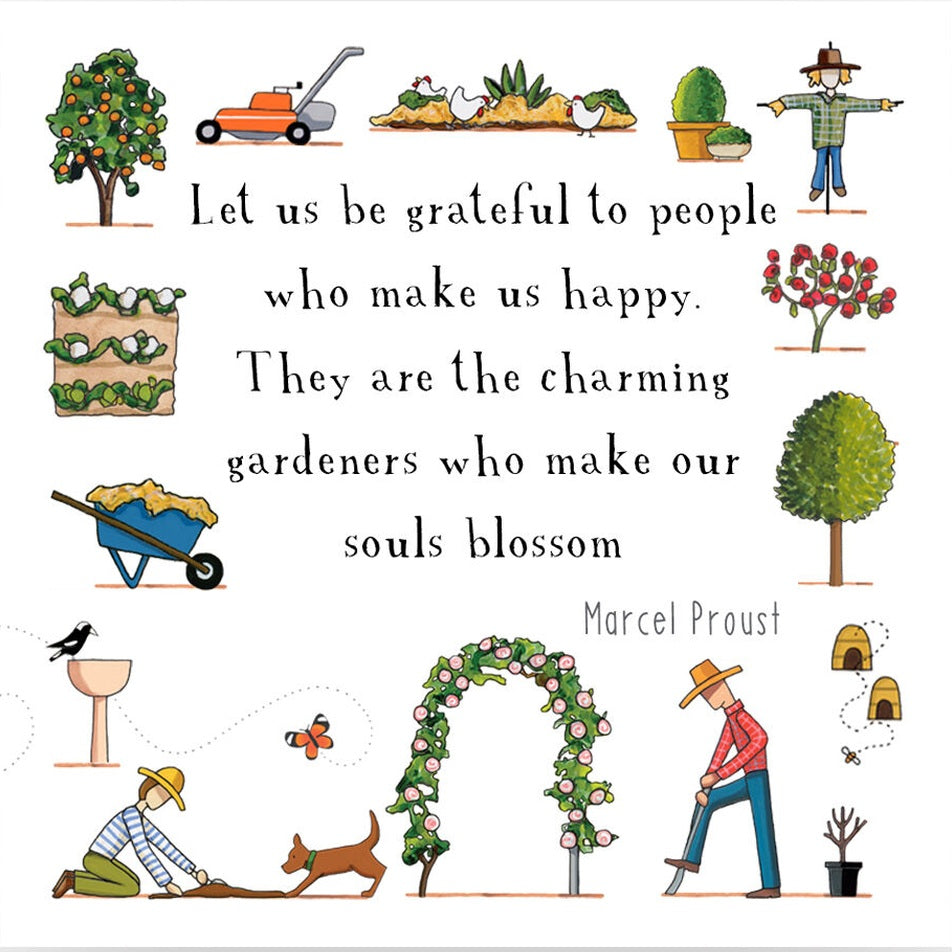 A Day In The Garden - Magnet